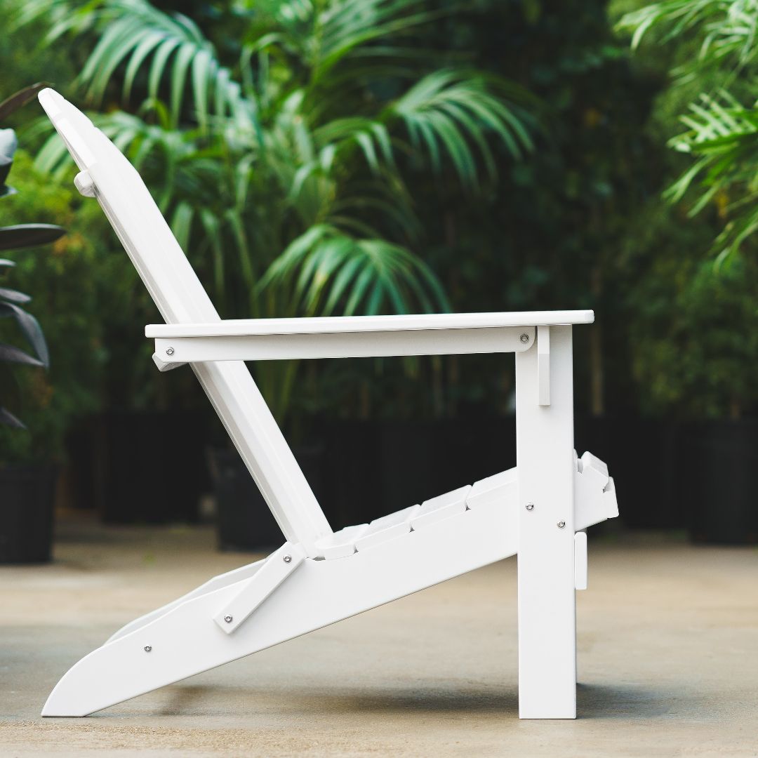 Skytop Adirondack Folding Chair – White